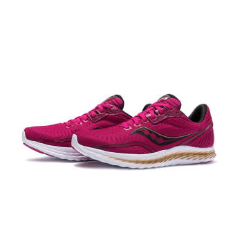 saucony緩震玫紅s10551女鞋運動鞋跑步減震索康尼