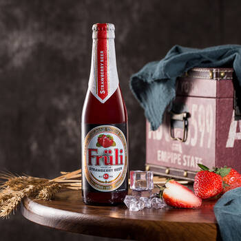 8瓶芙力草莓啤酒 专用杯 - 喵喵折