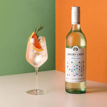 杰卡斯jacobscreek波点系列莫斯卡托白葡萄酒750ml单瓶装进口白葡萄酒