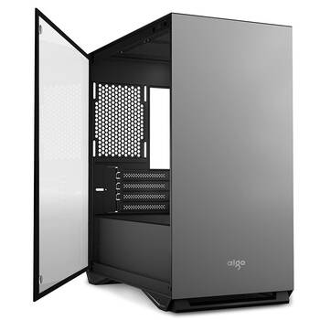 爱国者(aigo)yogo m2钛灰色游戏药丸mini电脑机箱  单只极光12cm机箱