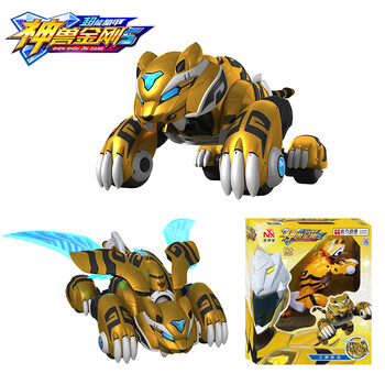 甲五合体6合体变形玩具金刚男孩机器人魔鱼超人神鹿金刚 圣虎金刚