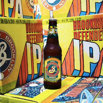 布鲁克林brooklyn啤酒捍卫者印度淡色艾尔精酿啤酒330ml6礼盒装2件