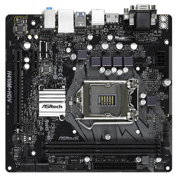 华擎(asrock)h410m-hdv主板 英特尔i5-10400f 处理器 板u套装