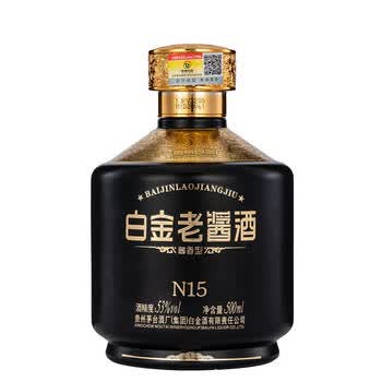 贵州茅台集团白金酒公司白金老酱酒n15酱香型白酒53度500ml6瓶整箱