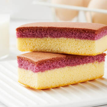 达利园长崎蛋糕甘甜紫薯味620g营养早餐代餐口袋面包网红休闲零食小吃