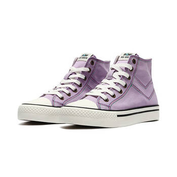 pony波尼帆布鞋波尼环保高帮男女潮流休闲运动鞋13u1sh02紫色37
