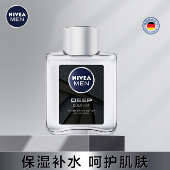 妮維雅(nivea)男士深黑deep保溼煥膚水100ml(爽膚水 保溼補水 男士