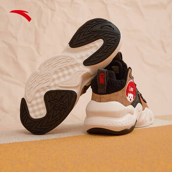 安踏可口可乐联名霸道威峰潮鞋男休闲运动鞋男革面保暖鞋子男情侣鞋