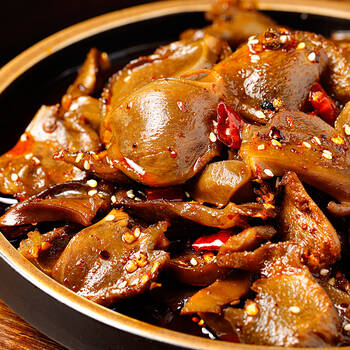 锦城记香辣鸭胗卤味 蜀欢四川特产麻辣鸭肫真空休闲小吃100g *7件