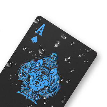 望京扑克 wolf狼牌花切扑克牌防水可水洗耐折耐磨创意魔术道具扑克牌