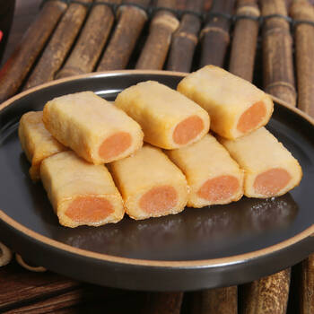 雄丰油炸包心鱼豆腐 2500g夹心肉馅火锅麻辣烫关东煮食材煎炸 *3件