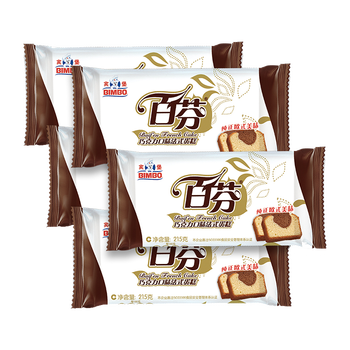 宾堡bimbo 百芬法式蛋糕 海绵蛋糕 花式面包西式糕点心早餐零食品