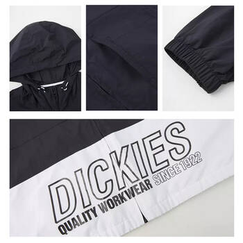 新品拼接印花夹克春季新品工装外套男薄外套男夹克男dk007317黑色m