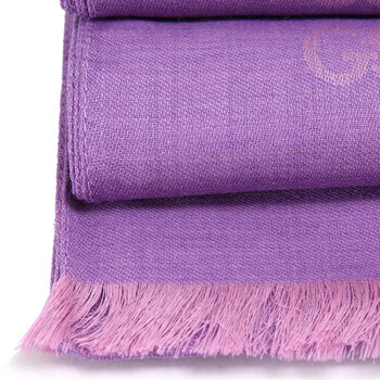 gucci 古驰 男女通用款浅紫色长款围巾 165903 3g646 5372 凑单品