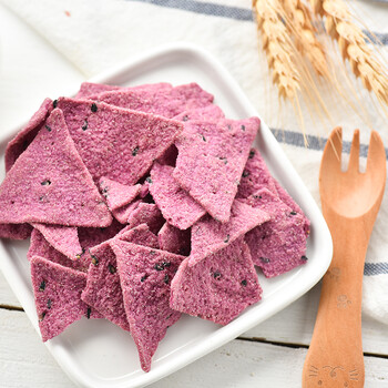 orion 好丽友 休闲零食 薯片 混搭脆谷物紫薯味70g/袋 *2个