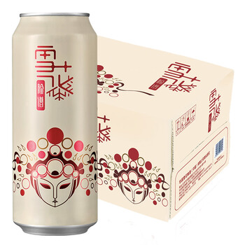 雪花啤酒(snowbeer)8度 脸谱花旦500ml*12听 整箱装 *2个