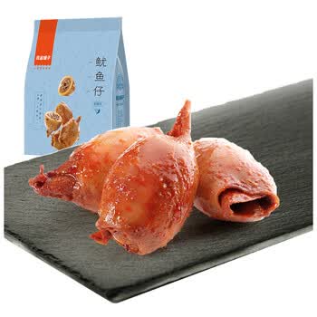 良品铺子 香辣鱿鱼仔 160g*1 香辣鱿鱼仔即食海鲜休闲零食 160g*1