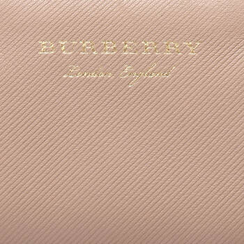 burberry 巴宝莉/博柏利 女款蜂蜜色赭石黄皮质零钱包吊饰 80001891