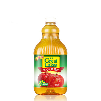 大湖 果汁多口味组合1l*6瓶橙汁苹果汁猕猴桃汁混合装饮料饮品 *2个