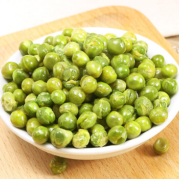 口水娃 坚果炒货 青豆豌豆蒜香味300g/袋 *2个