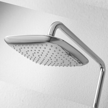 贝朗(bravat)f00440cp 瑞尔系列全铜面盆龙头 一体式双花洒恒温淋浴