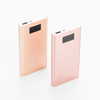 (miniso) 大容量充电宝移动电源 双usb输出 双向快充 数显10000毫安