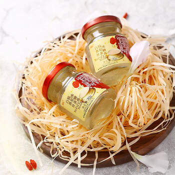 同仁堂 总统牌即食冰糖燕窝420g(70g*6瓶)礼盒装 白燕丝胶原蛋白冰糖