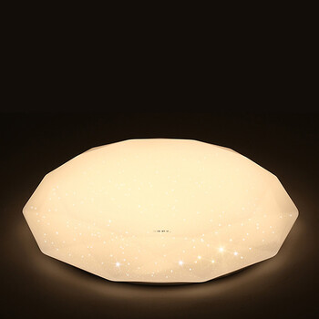 三雄极光led吸顶灯菱形卧室灯房间吸顶灯满天星灯饰静星24w白光