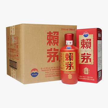 茅台 赖茅 红御 53度 500ml*6整箱装 酱香型白酒 *2件