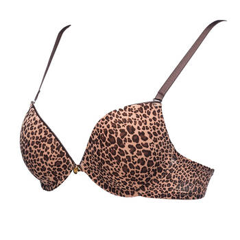 wonderbra 豹纹性感豹纹光面聚拢水袋文胸 女士内衣 70b *2件