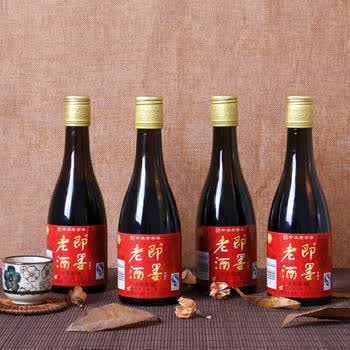 即墨老酒 山东老黄酒 280ml瓶装十年陈酿做阿胶糕 药引子用酒低度甜型