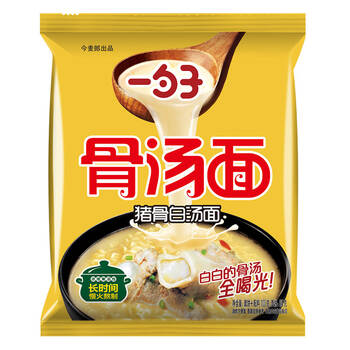 今麦郎 方便面 一勺子猪骨白汤面24入 整箱泡面