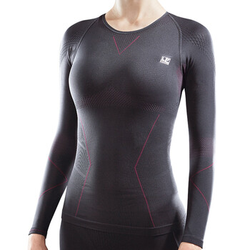 lp 女子紧身压缩衣 轻薄透气瑜伽跑步健身服arf2401z 深灰 s