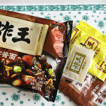 农心 方便面 炸王 酱香猪肉炸酱面 袋面134g/袋