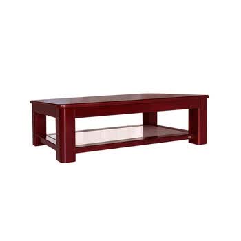 双叶家具 客厅实木茶几长方几 紫檀色 1.35米长几3730.00