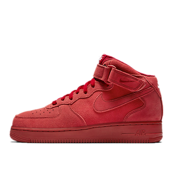 nike air force 1 mid 中帮 红椰子 大红 翻毛皮 af1 315123 315123