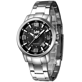 lee手表 新款机械表指针式时尚潮流螺纹圆盘男表les-m15dsds-1s