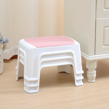 百露居家幼儿园小孩坐凳子靠背矮凳儿童塑料板凳宝宝家用成人加厚防滑