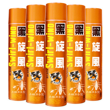 黑旋风 杀蟑气雾剂 清香型600ml 杀虫剂 专杀蟑螂 灭蟑 杀虫水 除虫剂