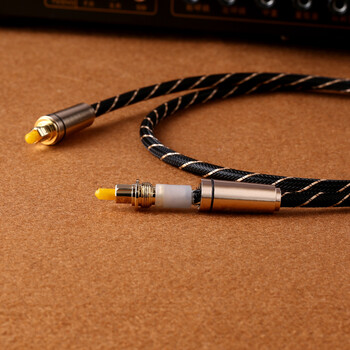 1声道功放dvd家庭影院方口数字音响音箱连接线 黑色3米