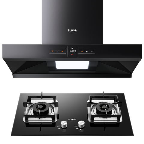 苏泊尔 大吸力烟灶套装