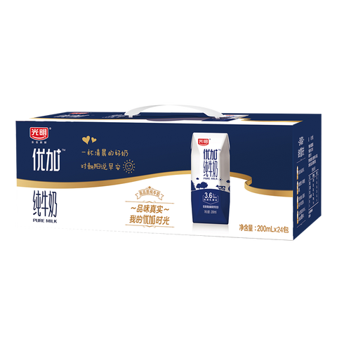 光明 优加纯牛奶
