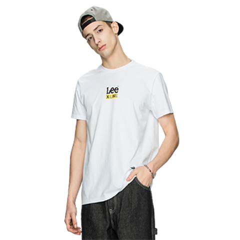 Lee 圆领logo短袖T恤