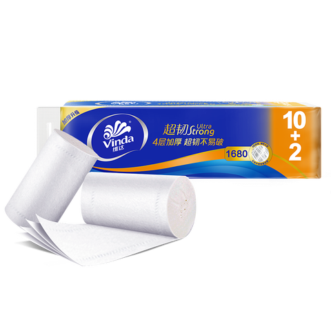 维达 原生木浆超韧卷纸