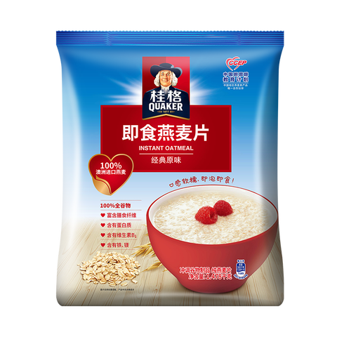 桂格 无蔗糖即食燕麦片