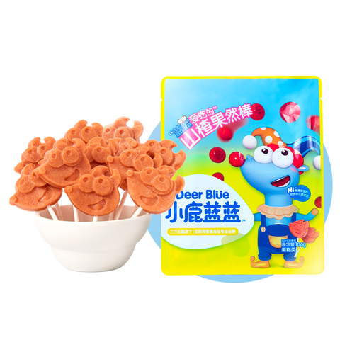 小鹿蓝蓝山楂果然棒