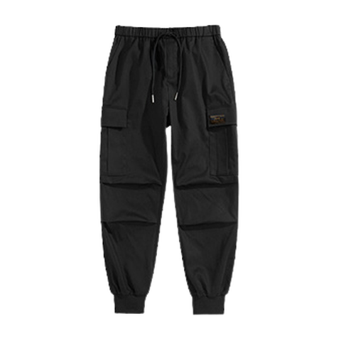 太平鸟 黑色工装裤