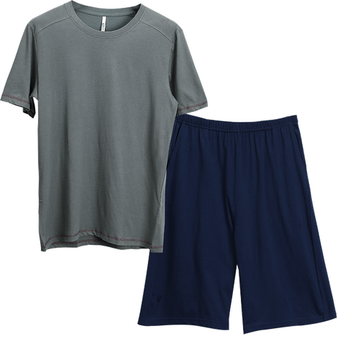 红豆居家 纯棉纯色睡衣