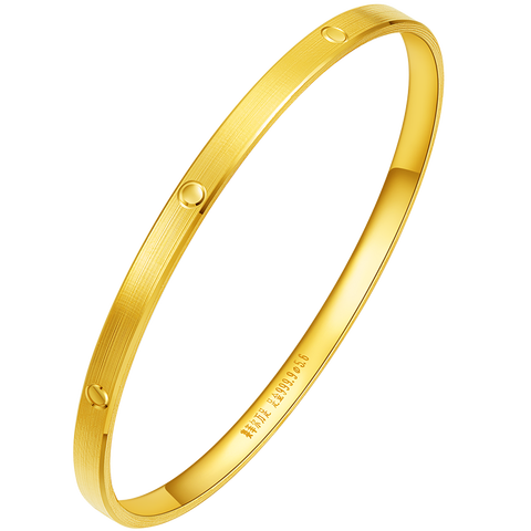 赛菲尔 黄金手镯女足金