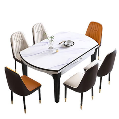 风之意 岩板伸缩餐桌